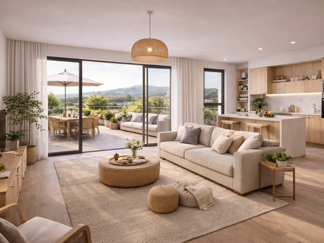GRAND T3 de 70m² - VUE DEGAGEE LA ROQUE D'ANTHERON — photo du bien