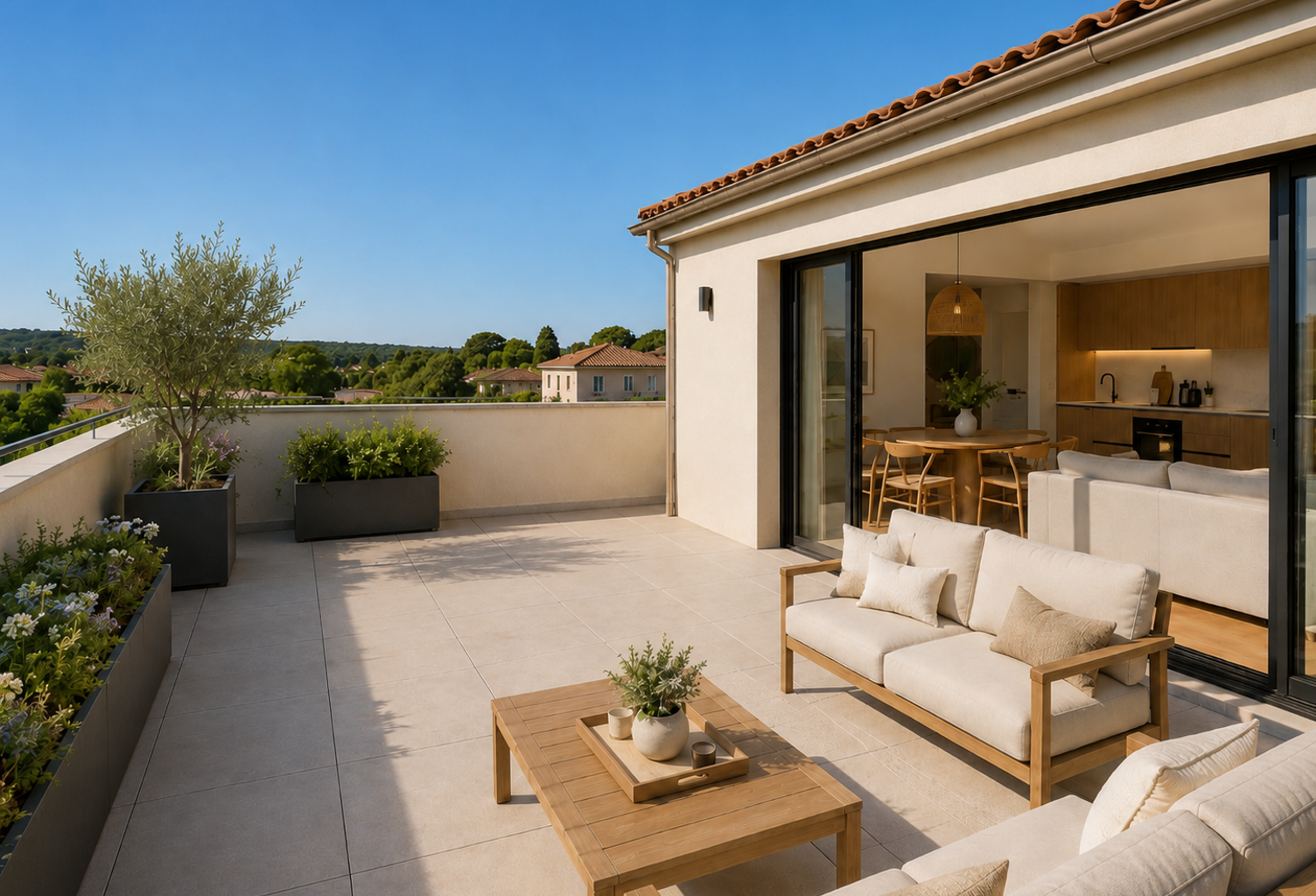 A SAISIR - TOULON CAP BRUN – GRAND DUPLEX 4 PIÈCES AVEC 46 M² DE TERRASSES ET UNE VU MAGANIFIQUE — photo 1