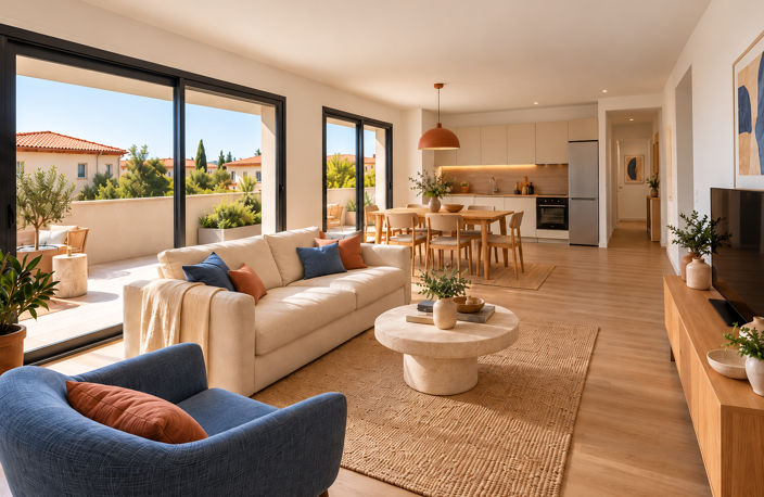 -FNO – T4 NEUF TRAVERSANT AVEC TERRASSE - SAINT-CYPRIEN — photo 2