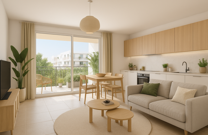 LE CRES - MAGNIFIQUE T3 DE 63M2 + TERRASSE DE 21M2 - PETIT PRIX — photo 2