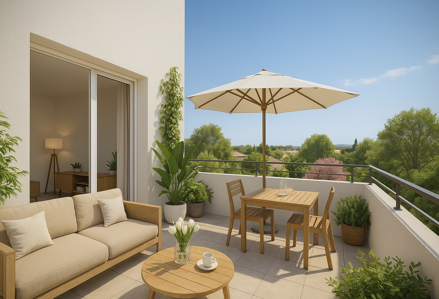 QUARTIER MILLENAIRE - RARE T3 60M² + 20M² DE TERRASSE  — photo 1