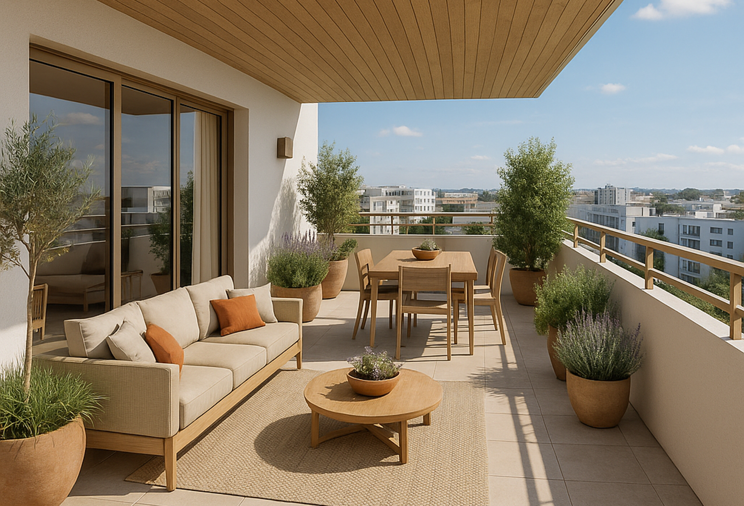 MONTPELLIER LA RESTANQUE - T3 DERNIER ETAGE DE 66M² + TERRASSE 30M² — photo 1