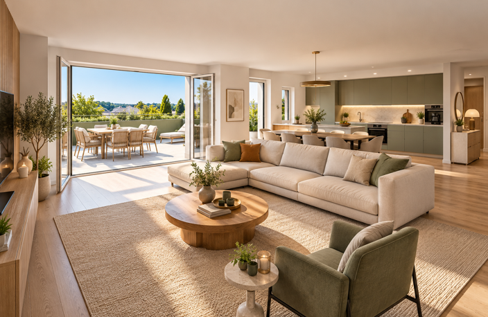 EXCEPTIONNEL : T4 EN ATTIQUE , TERRASSE DE 31 M² + SEJOUR DE 61 M² ! — photo 3