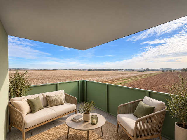 BAISSE DE PRIX !APPARTEMENT 3 PIECES VUE CHAMPS NON CONSTRUCTIBLES ! ULTRA RARE ! — photo du bien