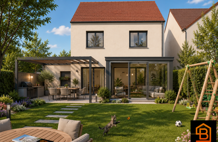 Maison neuve 4 pièces avec jardin et garage à Puiseux-en-France — photo 4