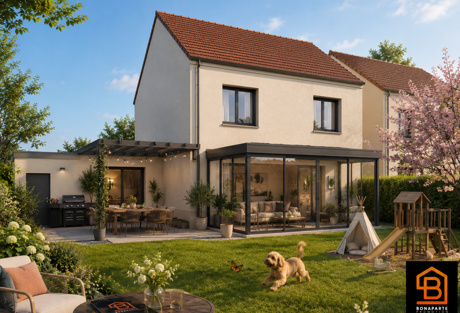 MAISON 6 PIÈCES NEUVE – JARDIN – 5 CHAMBRES – LOUVRES — photo 1