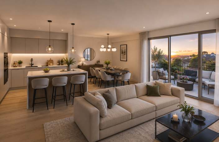 CERGY LE HAUT- APPARTEMENT T3 - 67M² AVEC TERRASSE- — photo 3