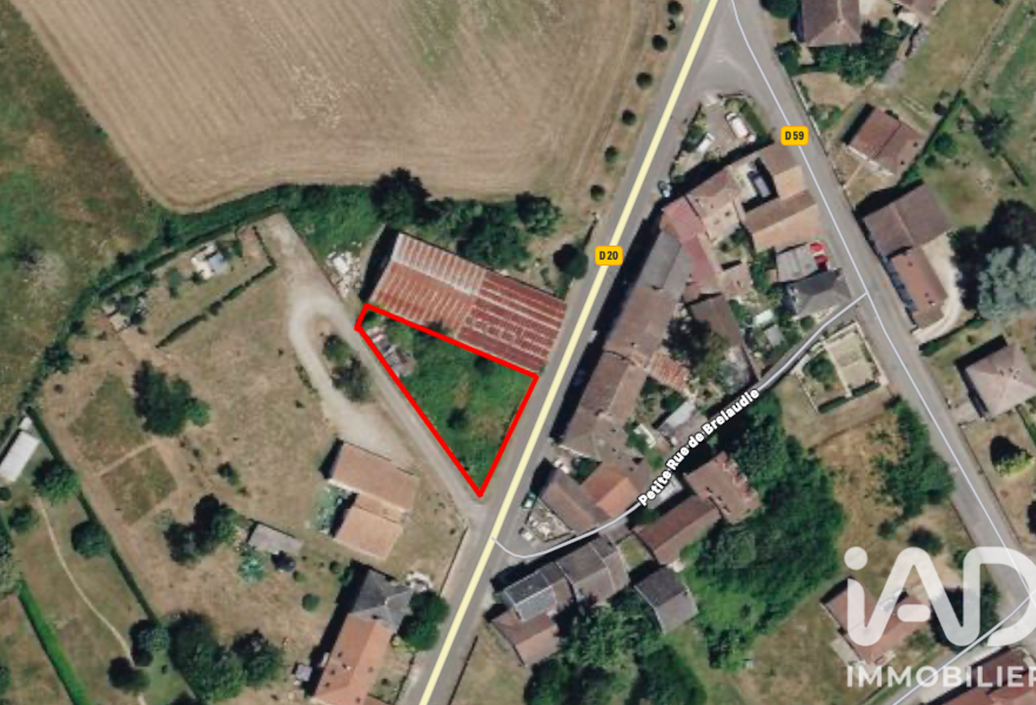 Vente Terrain à bâtir 608 m&sup2; — photo 1