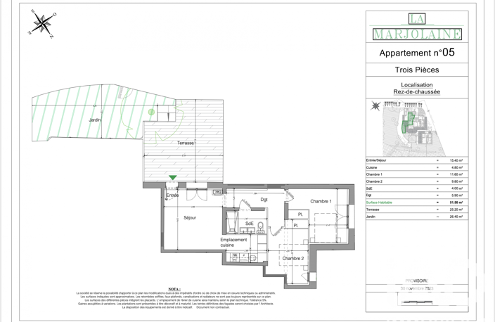 Vente Appartement 3 pièces — photo 3