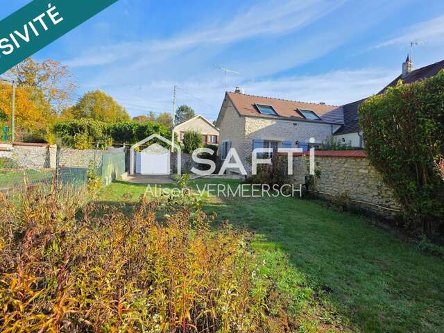 Maison en pierre, 3 chambres, bureau, garage, jardin 694m² — photo du bien