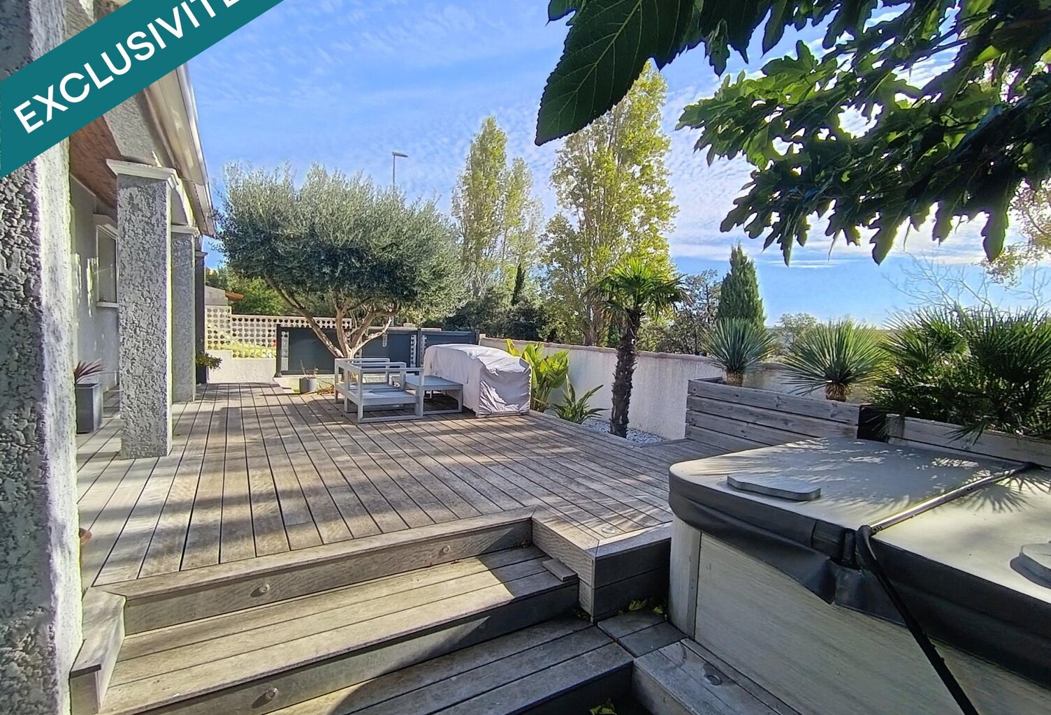 Villa plain pied 80m² sur terrain de 371m² avec piscine et garage — photo 1