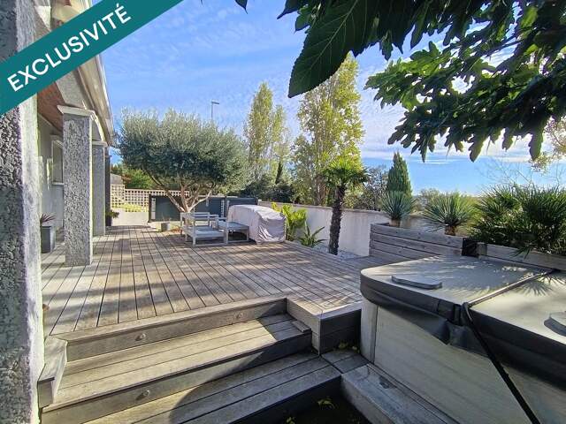 Villa plain pied 80m² sur terrain de 371m² avec piscine et garage — photo du bien