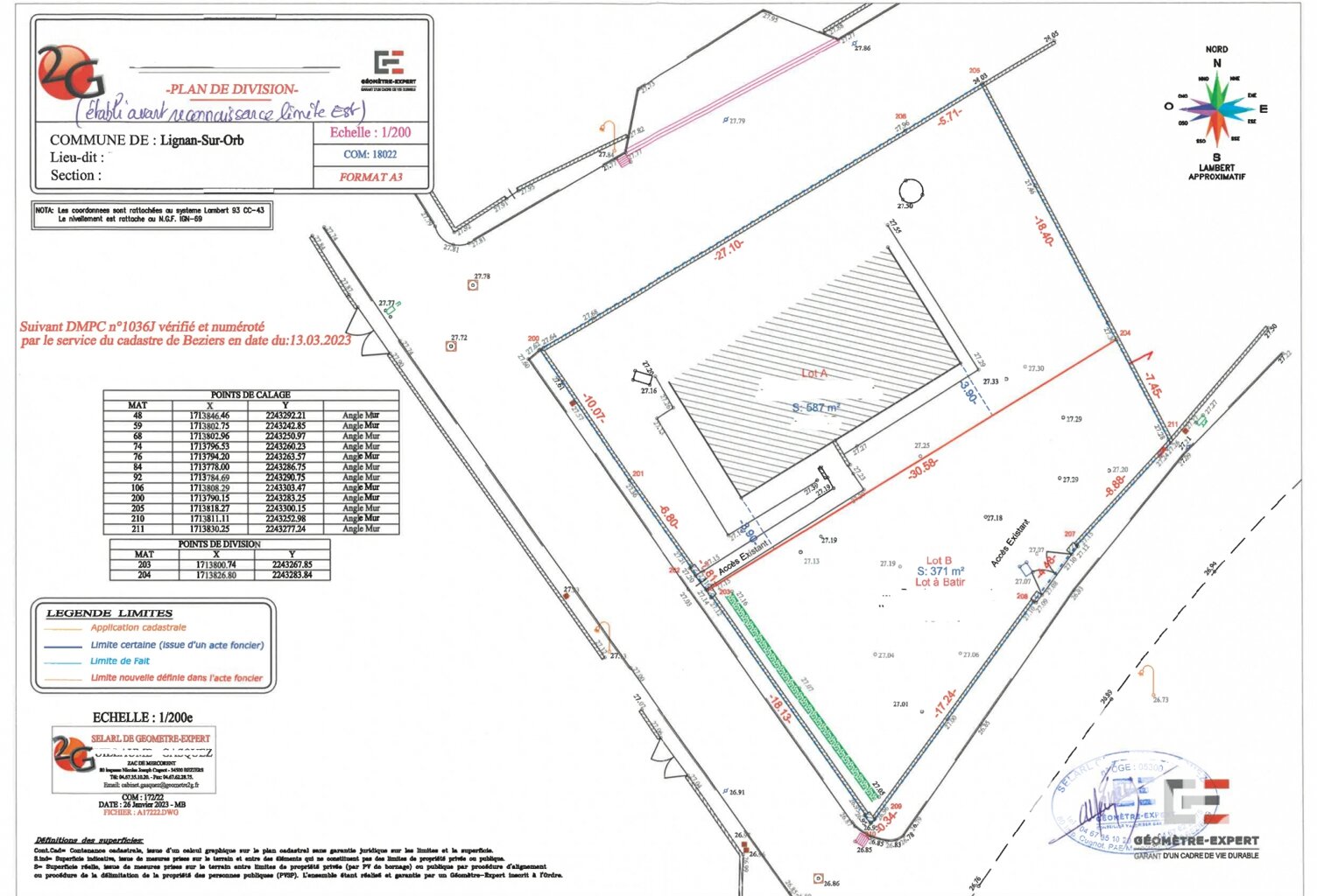 Vente Terrain à bâtir 371 m&sup2; — photo 1