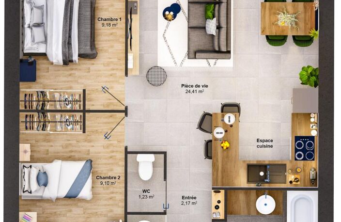 Maison 4 pièces 51 m2 — photo 5