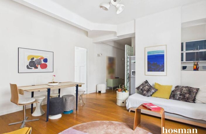 2 pièces - 50 m² - Traversant - Immeuble années 30 - Métro Belleville — photo 2