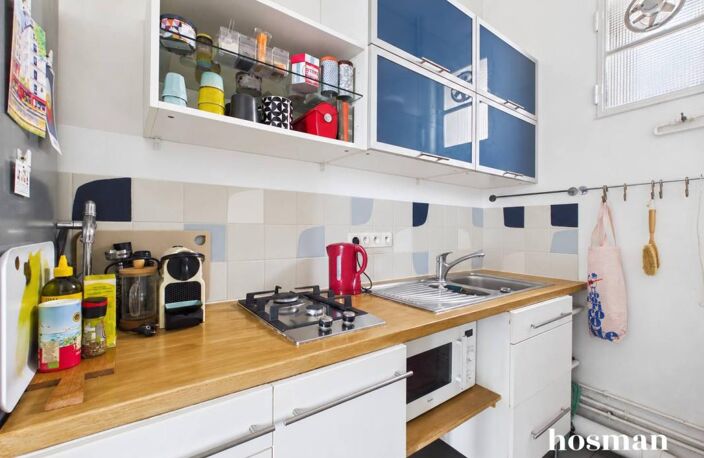 2 pièces - 50 m² - Traversant - Immeuble années 30 - Métro Belleville — photo 4