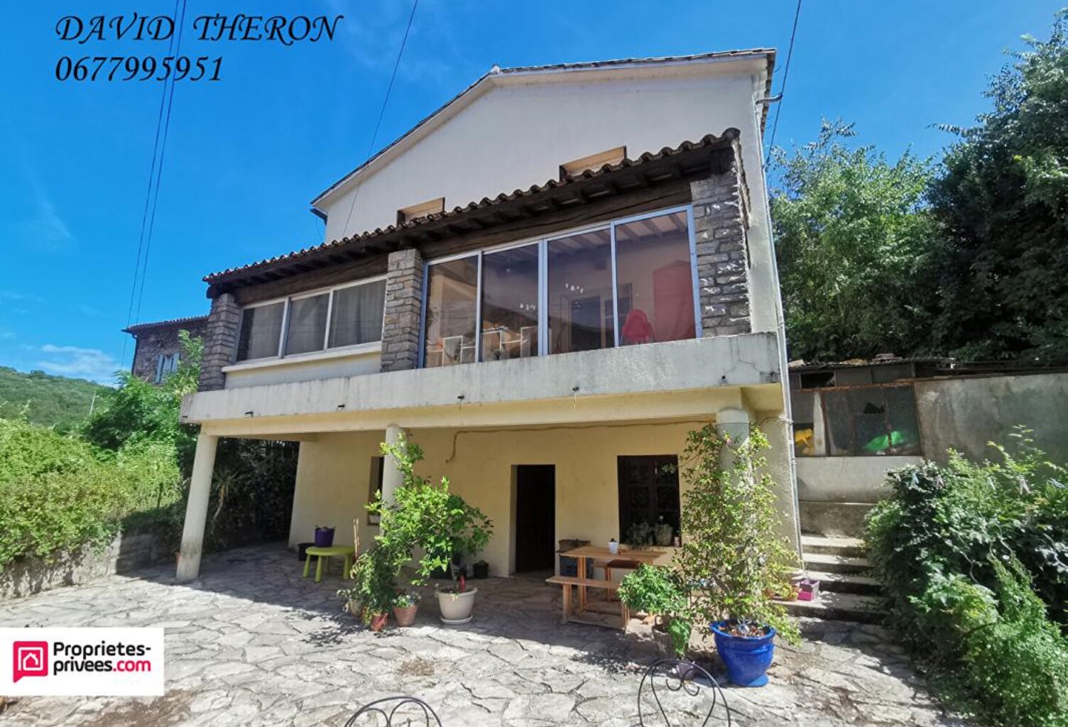 Maison   de ville  5 pièce(s) A CENDRAS — photo 1
