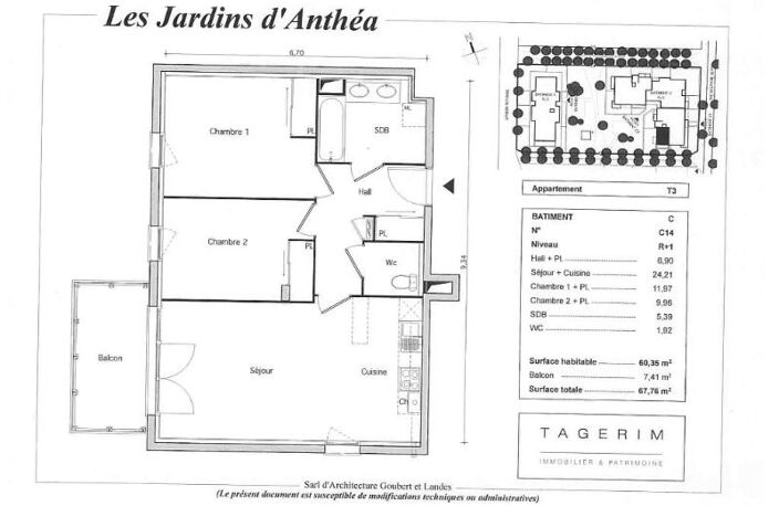 Location appartement 3 pièces 60 m² à Toulouse (31200) — photo 2