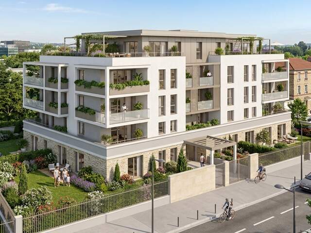 SUPERBE T4 AVEC JARDIN PRIVATIF & TERRASSES – RER A & ligne 15  A - LIVRAISON DEBUT 2027 — photo du bien