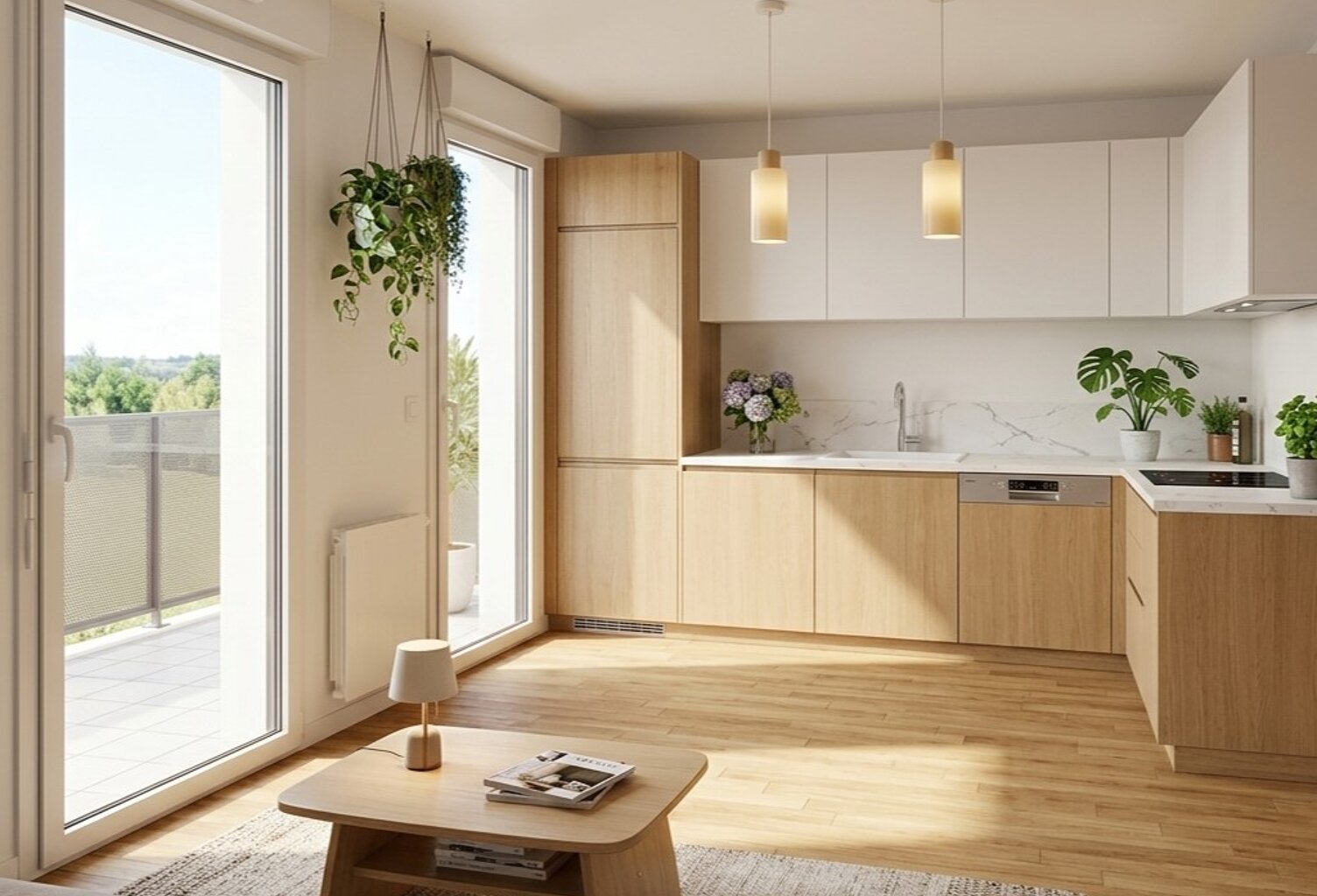 SUPERBE 2 PIECES AVEC BALCON – TRANSPORTS PRATIQUE ET CADRE AGREABLE — photo 1