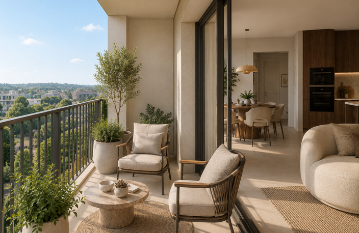 CHAMBRES 12 ET 11 M² | BALCON SUD-EST | 10 MIN FRONTIÈRE LUX — photo 3