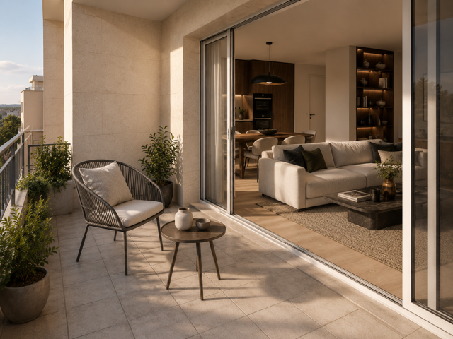 SUITE PARENTALE | EXPOSITION SUD-EST | BALCON | PROCHE COMMERCES — photo du bien