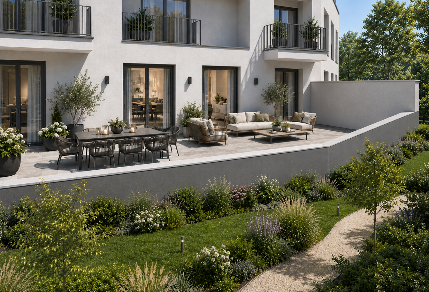 T4 + terrasse 30m2, vue parc paysagé, 10 min gare — photo 1