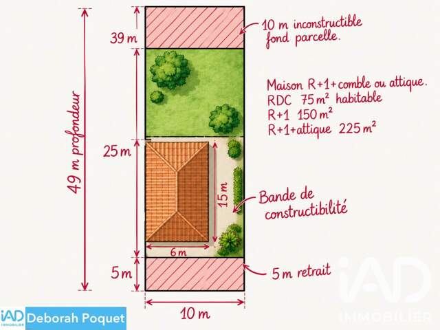 Vente Terrain 541 m&sup2; — photo du bien