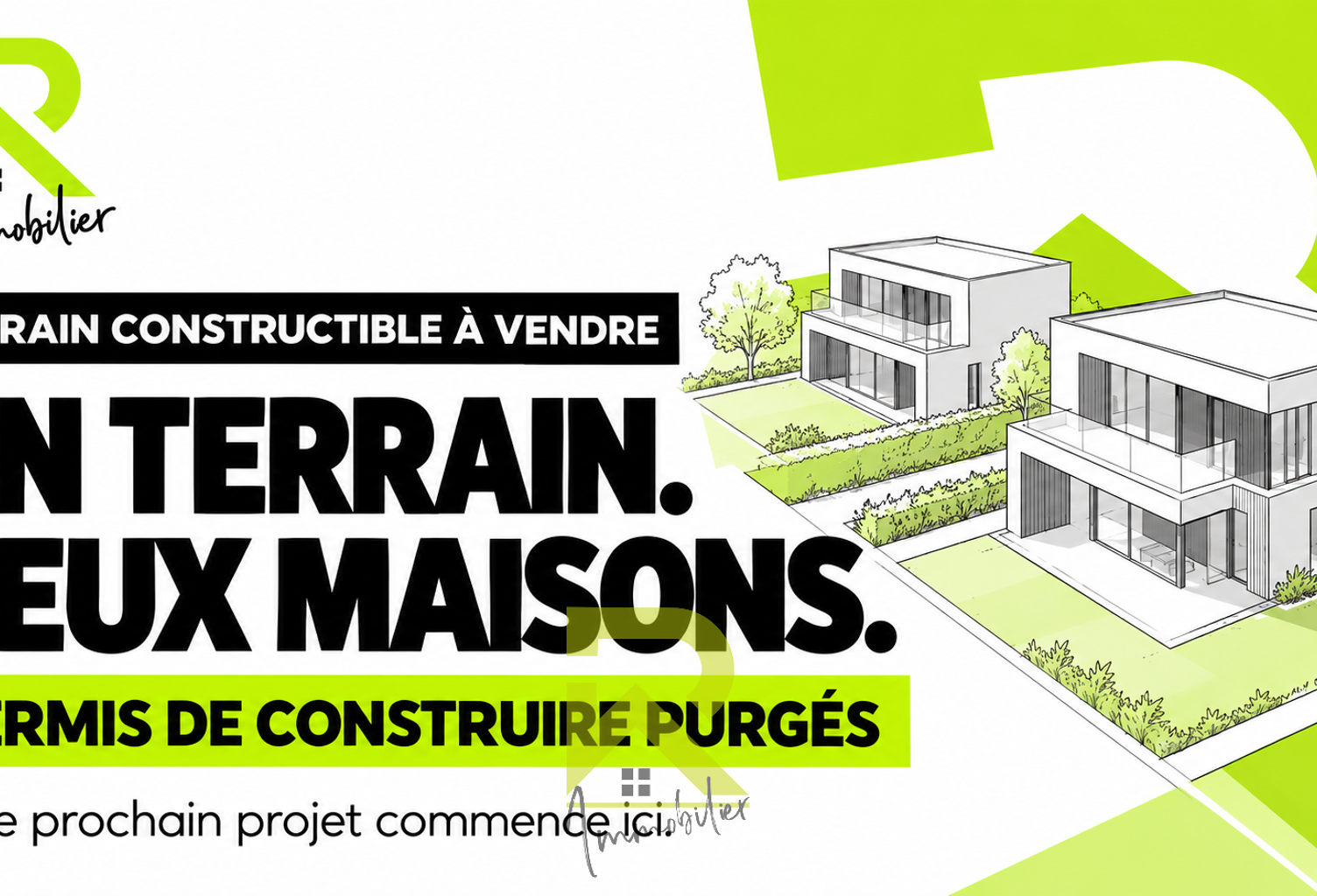 TERRAIN DE 1100m2 — photo 1