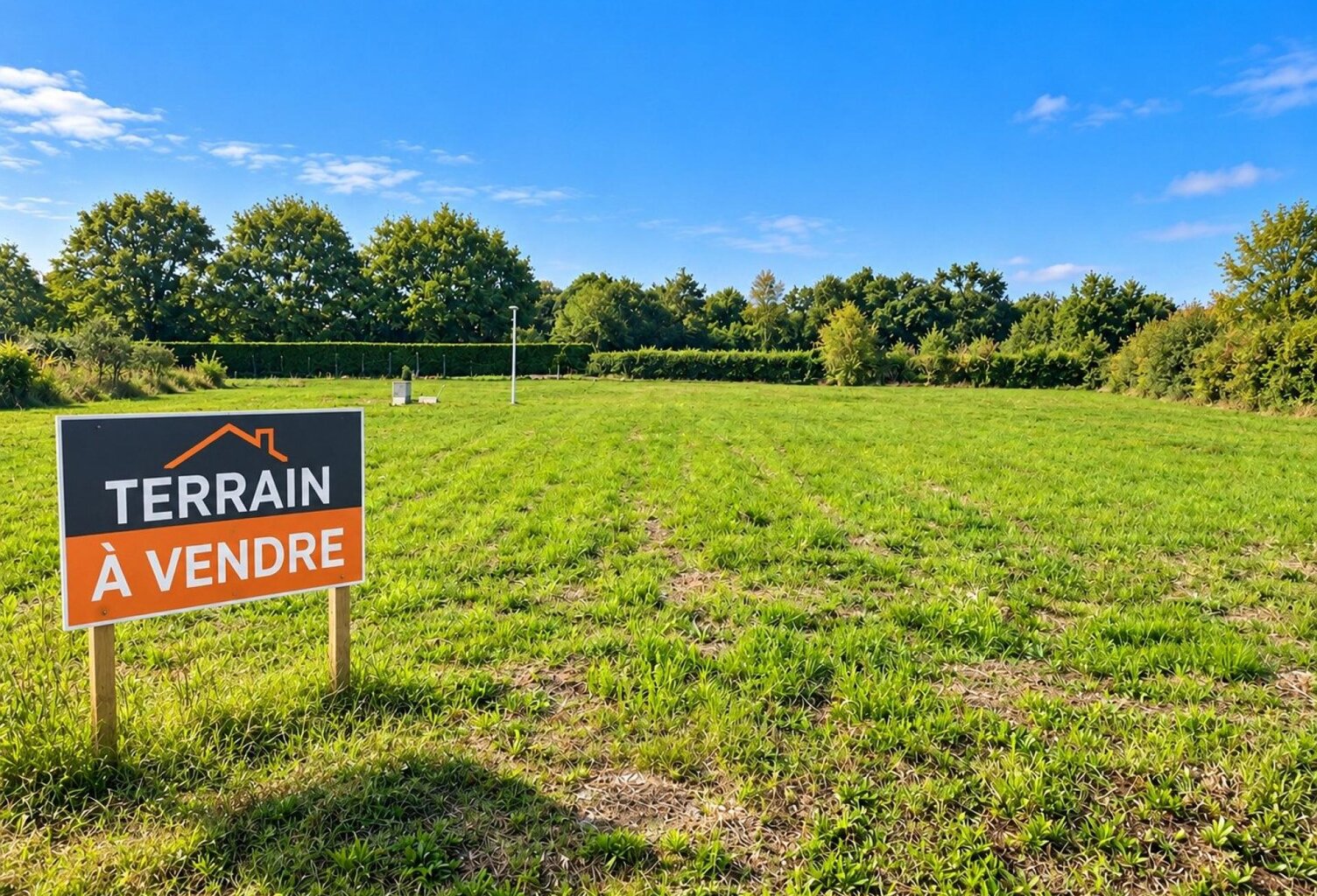TERRAIN CONSTRUCTIBLE DE 606 M2 HORS LOTISSEMENT — photo 1