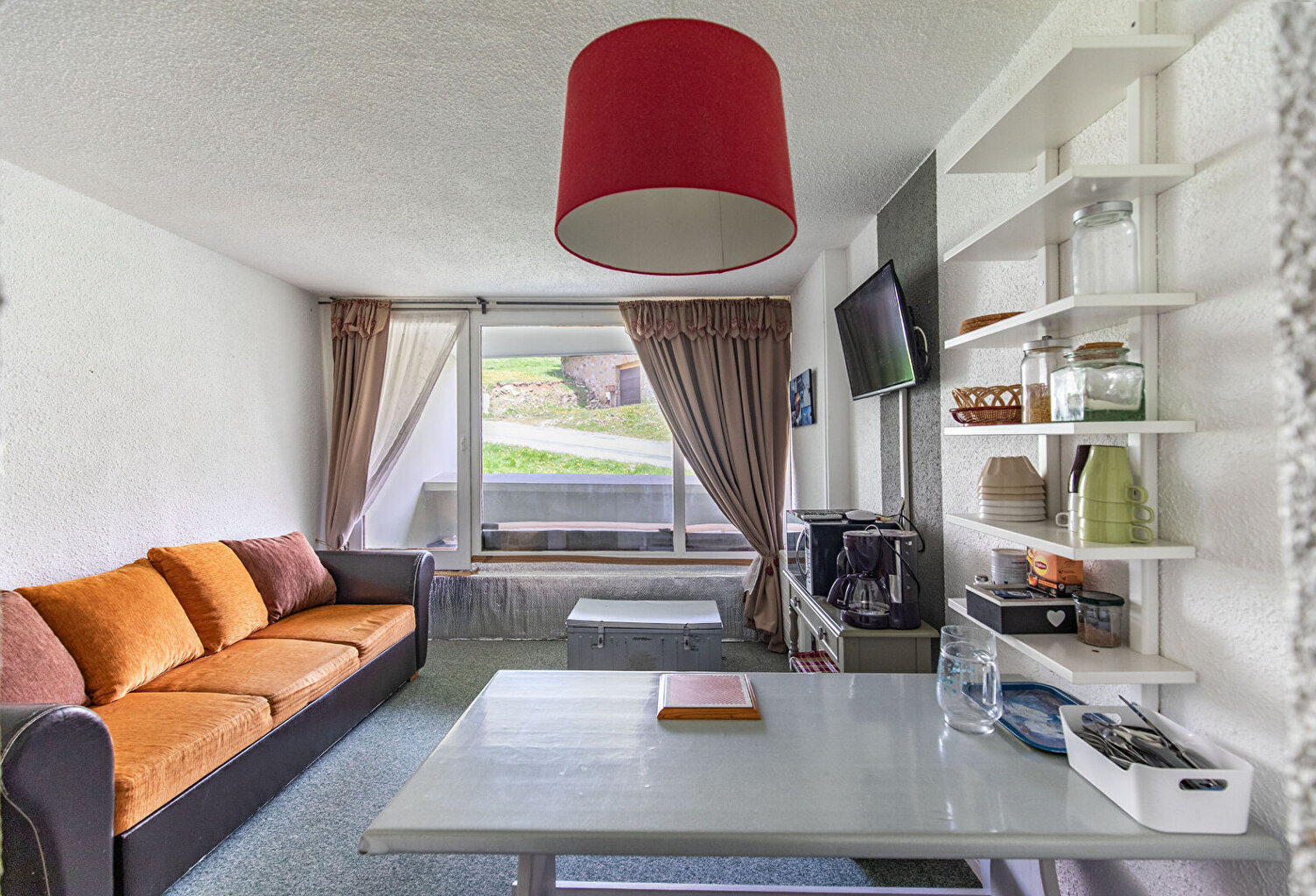 Appartement Studio avec balcon + casier à skis  - Résidence La Mongie 1800 — photo 1