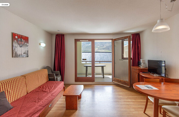 Studio avec coin montagne de 27,89 m² ! Balcon Sud, vue dégagée et parking privatif — photo 2