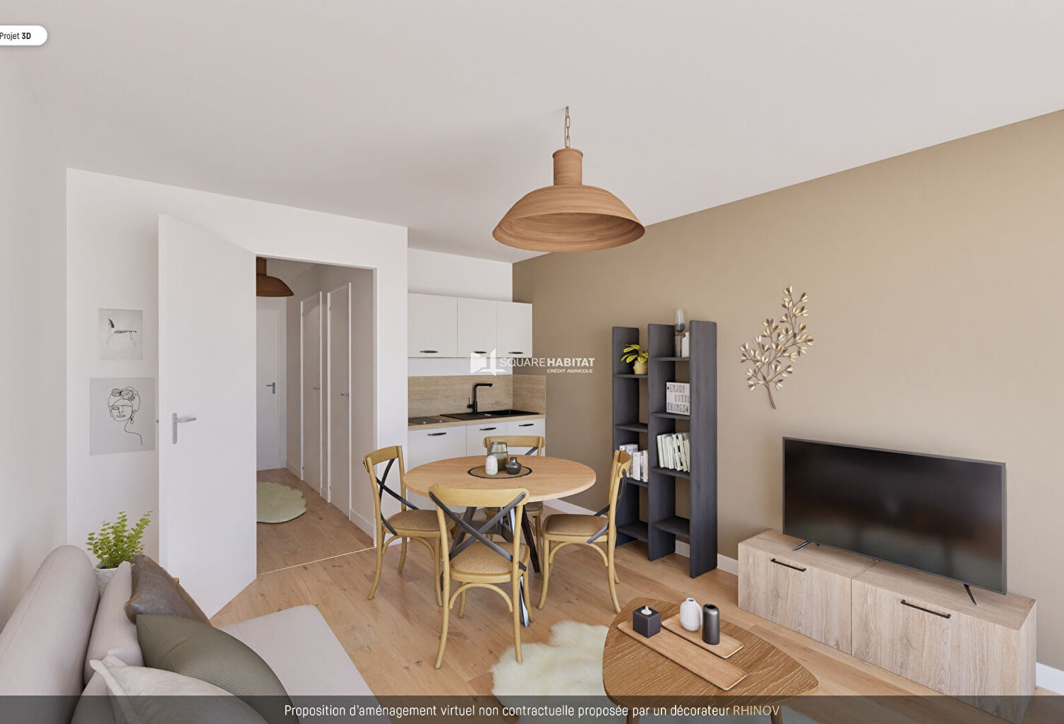 Appartement, résidence Mongie 1900/II -  Studio avec alcôve — photo 1