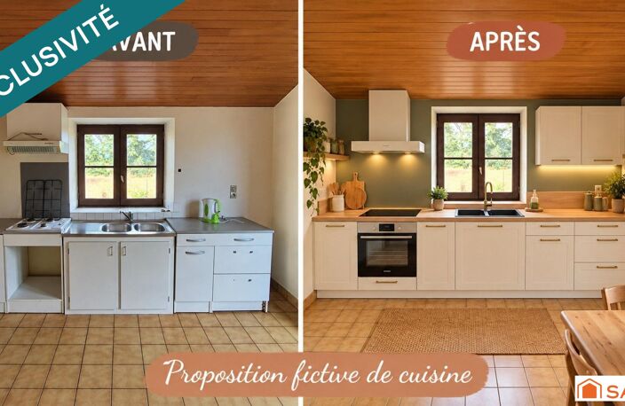 Maison de campagne plain-pied et terrain de 3894m. — photo 5