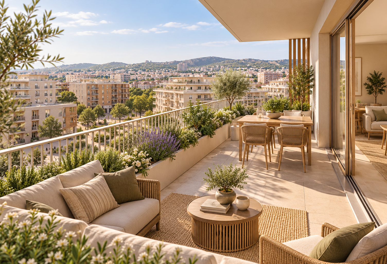 -- MARSEILLE 15ÈME - MAGNIFIQUE T4 EN ÉTAGE ÉLEVÉ ET MULTIPLE TERRASSE - RARE À LA VENTE — photo 1