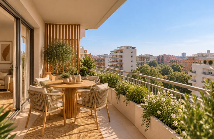 -- MARSEILLE 15ÈME - DOUBLE BALCON POUR CE SOMPTUEUX T2 - 6ÈME ÉTAGE — photo 2