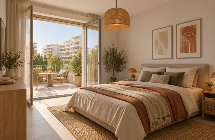 -- MARSEILLE 15ÈME - DOUBLE BALCON POUR CE SOMPTUEUX T2 - 6ÈME ÉTAGE — photo 4