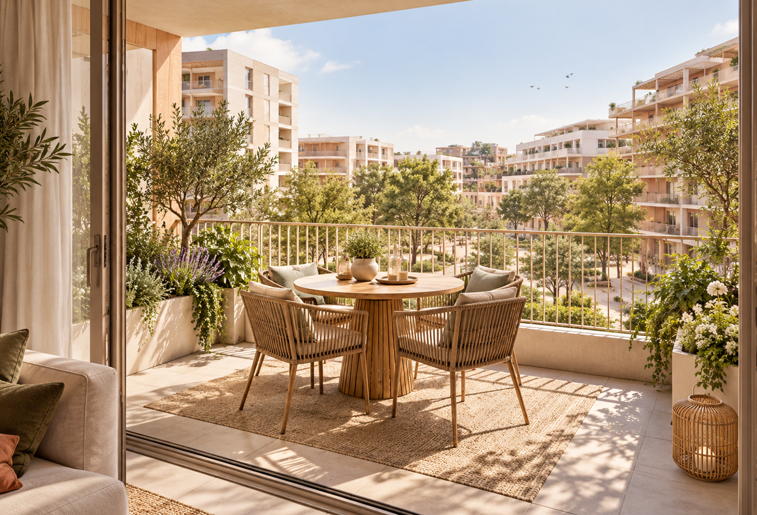 -- MARSEILLE 15ÈME - TRIPLE ÉSPACE EXTÈRIEUR POUR CE T3 - RARE À LA VENTE — photo 1
