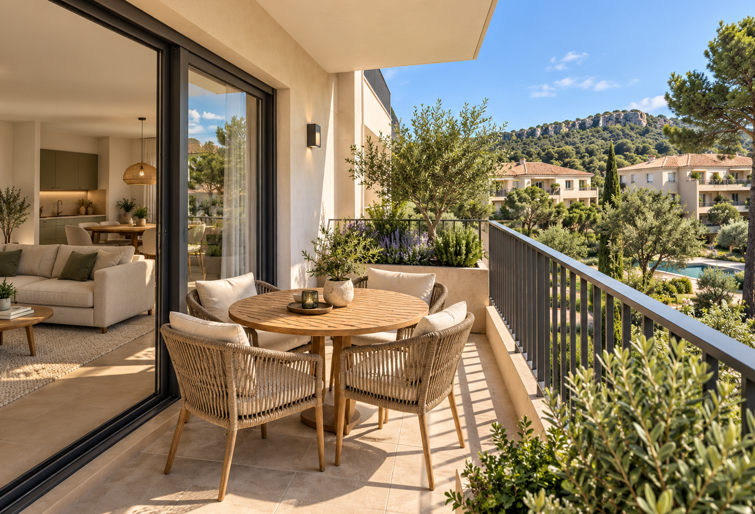 T3 avec terrasse dans résidence avec piscine ! — photo 1
