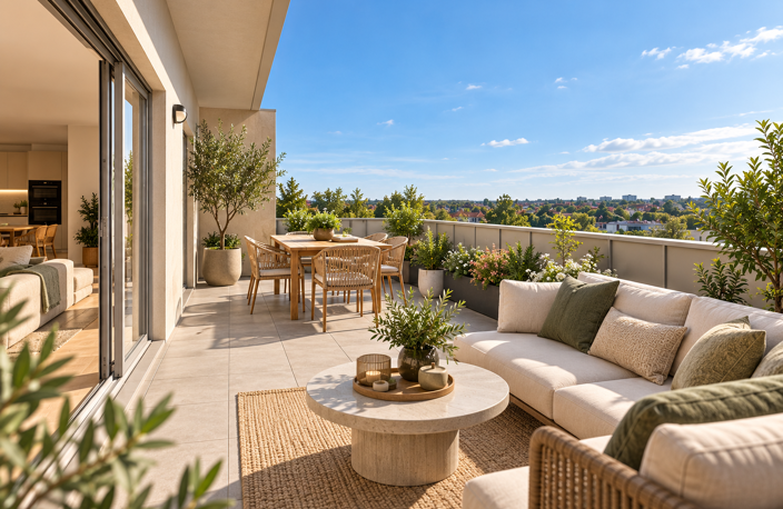 ¤ T4 ATTIQUE DE 76 M² AVEC TERRASSE DE 14 M² — photo 3