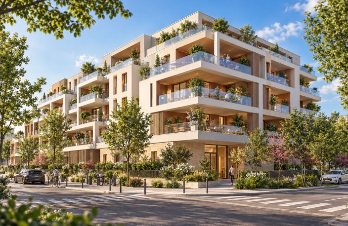 GRAND T4 NEUF DE 85 M² AVEC BALCON DE 14 M² — photo 5