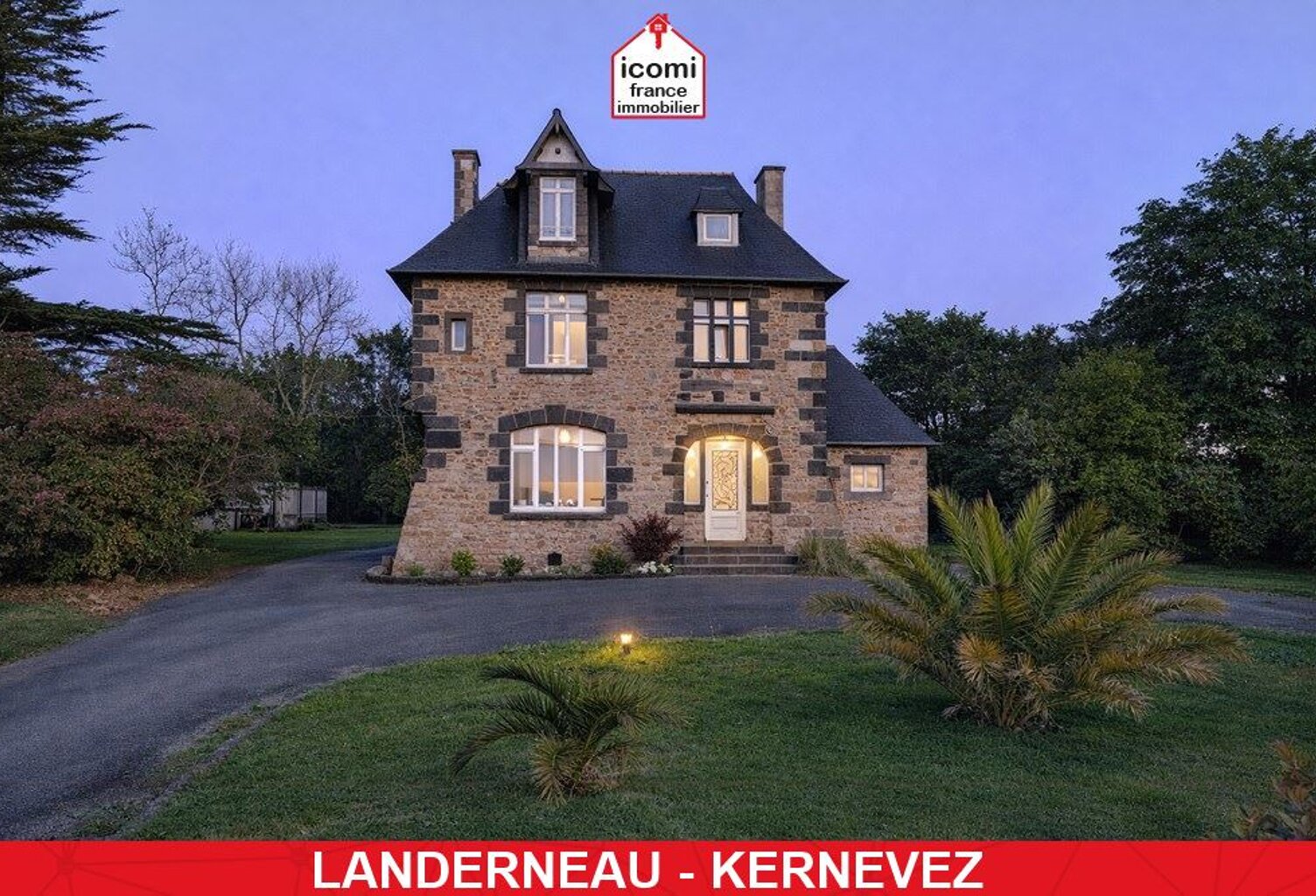 FINISTERE - Landerneau (29800) - A VENDRE - PROPRIETE DE 200M² - ESPACE VIE 100M² - 5 CHAMBRES - TERRAIN 3000M² - COUP DE COEUR ASSURE - AUCUN TRAVAUX - RARE ET EXCEPTIONNEL — photo 1