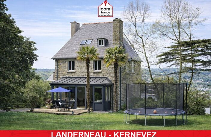 FINISTERE - Landerneau (29800) - A VENDRE - PROPRIETE DE 200M² - ESPACE VIE 100M² - 5 CHAMBRES - TERRAIN 3000M² - COUP DE COEUR ASSURE - AUCUN TRAVAUX - RARE ET EXCEPTIONNEL — photo 2