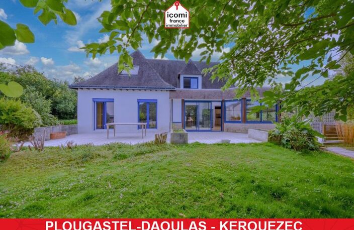FINISTERE - Plougastel-Daoulas (29470) - A VENDRE - MAISON INDIVIDUELLE T7 229M² DE 1971 - BELLES PRESTATIONS - 5 CHAMBRES - SOUS-SOL COMPLET - AUCUNS TRAVAUX - TERRAIN DE 1235M² — photo 4