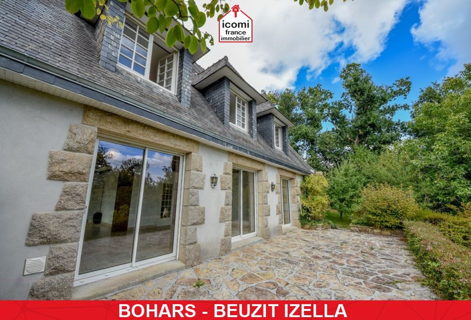 FINISTERE - Bohars (29820) - A VENDRE - MAISON INDIVIDUELLE T8 183M² - 6 CHAMBRES - NOMBREUSES POSSIBILITES - SOUS-SOL INTEGRAL SUR TERRAIN DE 2250M² — photo 1