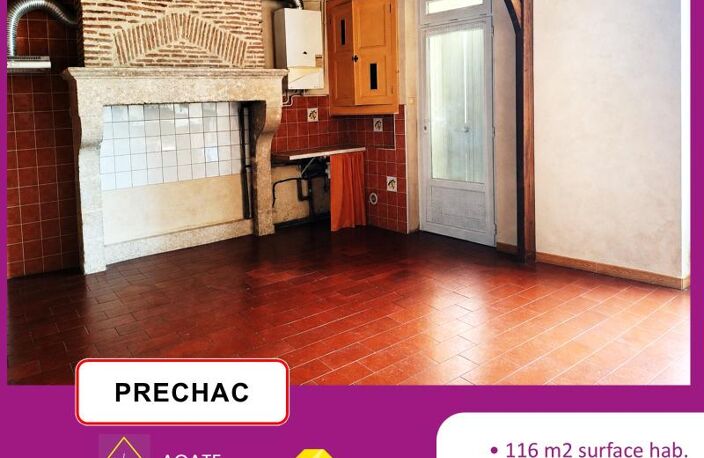 maison de bourg a vendre 33730 prechac — photo 2