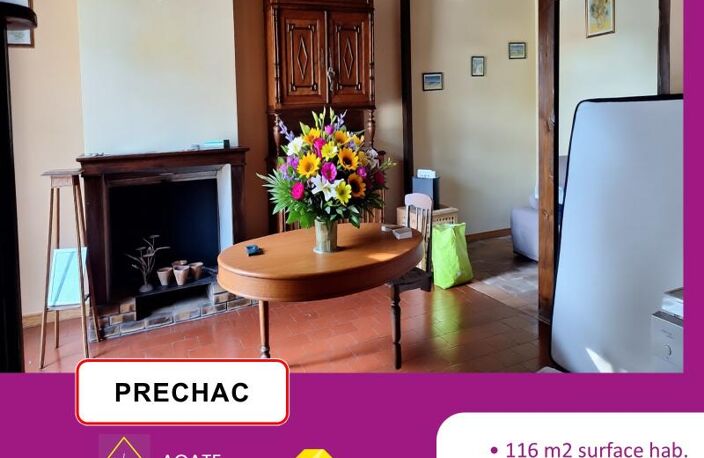 maison de bourg a vendre 33730 prechac — photo 3