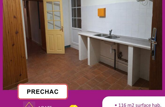 maison de bourg a vendre 33730 prechac — photo 4